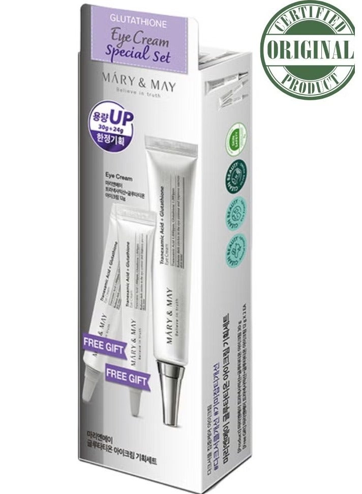 Mary&May Glutathione Eye Cream Set – Brightening & Anti-Aging
